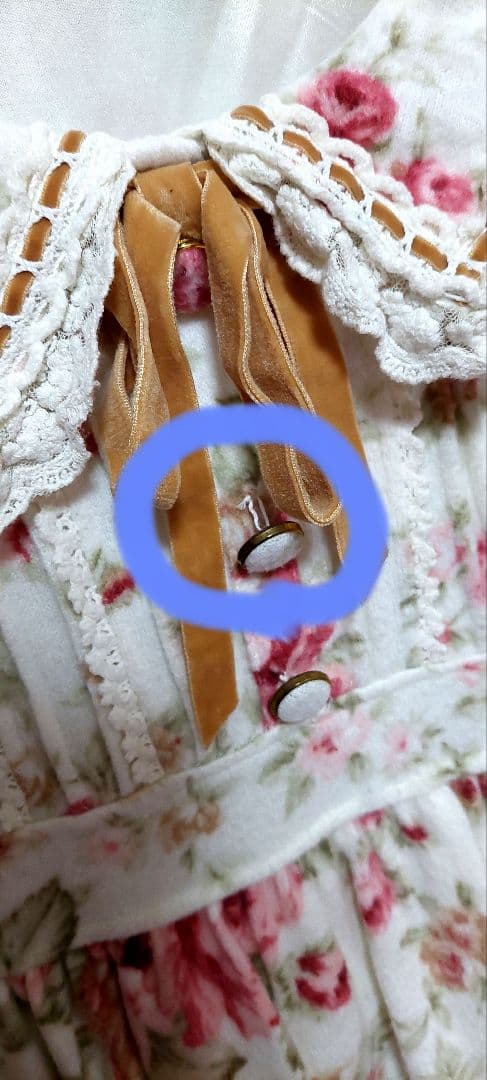 LIZLISA リズリサ 花柄 ワンピース ホワイト 姫系 平成 姫ギャル