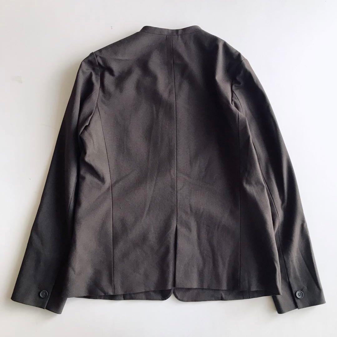 プラステ ブラッシュドバック カラーレス セットアップ ブラウン