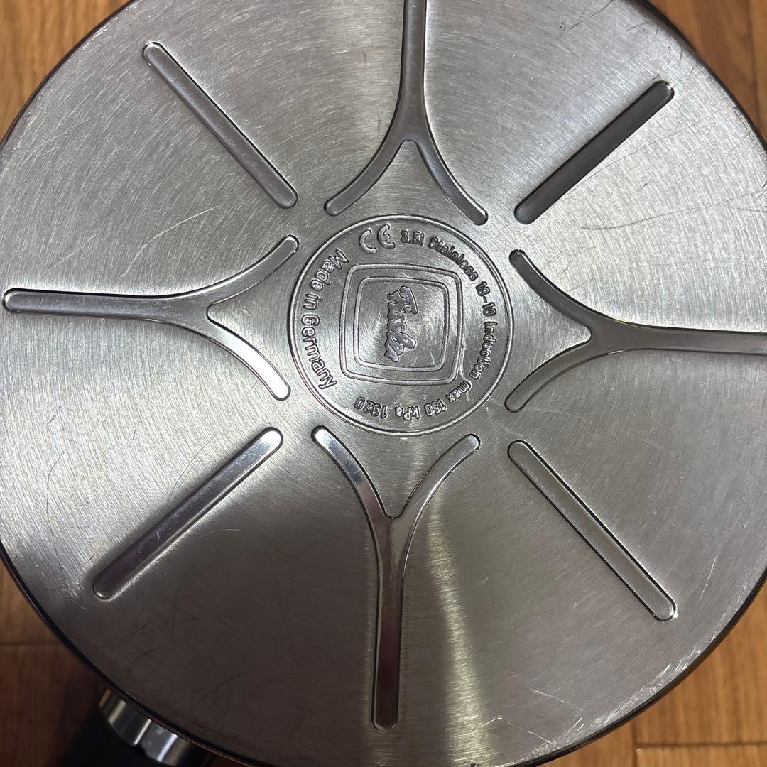 r*a様 Fissler 中型圧力鍋 蒸し器付き