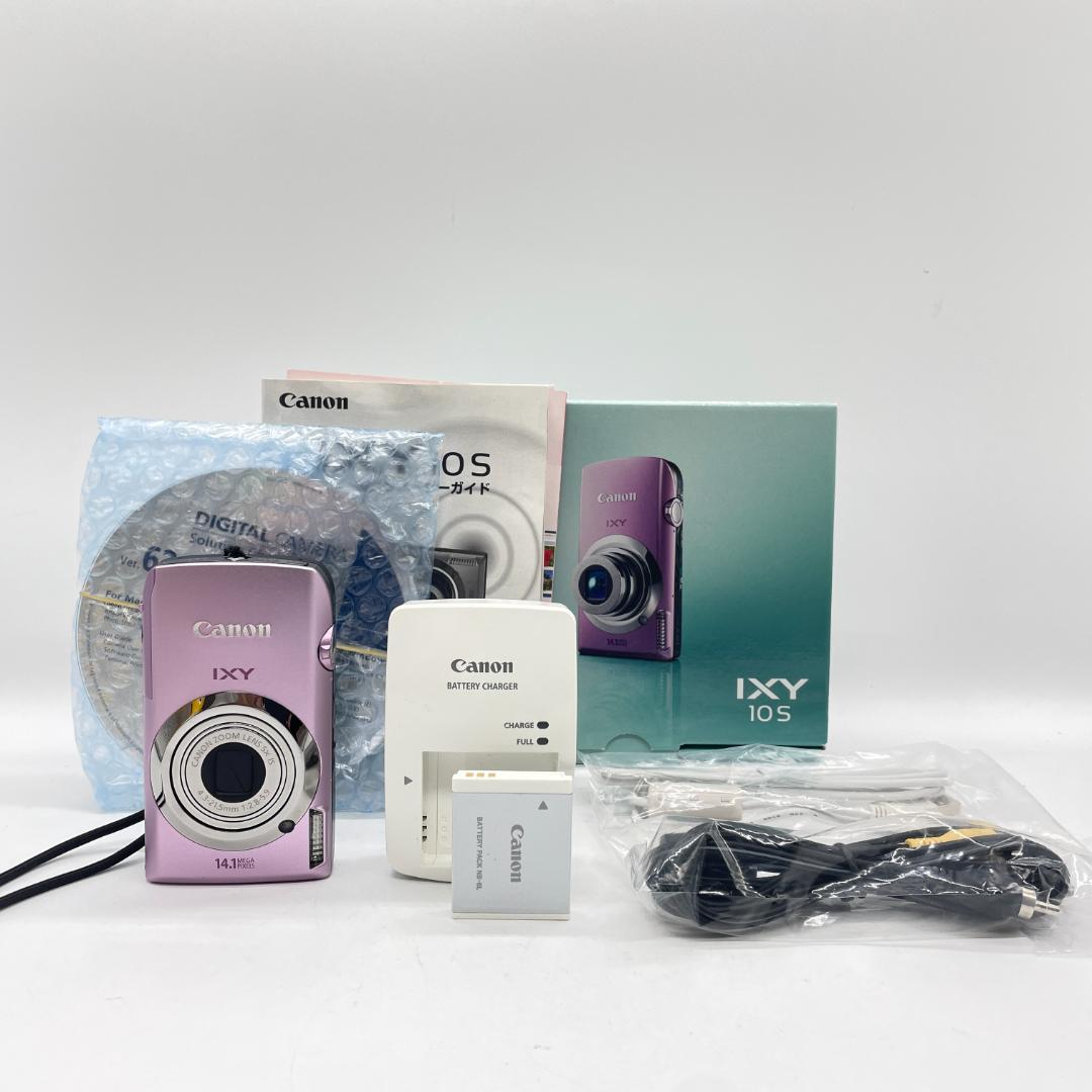 【動作品・備品元箱付き】Canon IXY 10S PINK キャノン　デジカメ