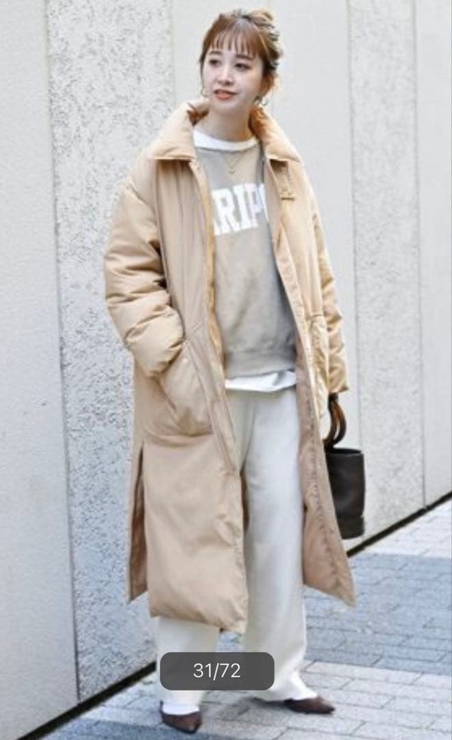 B.C STOCKベーセーストック　ダウン　ロング　コート　S