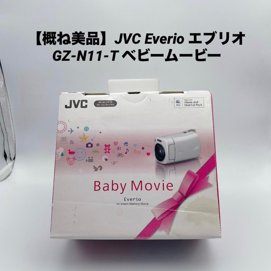 【概ね美品】JVC Everio エブリオ GZ-N11-T ベビームービー