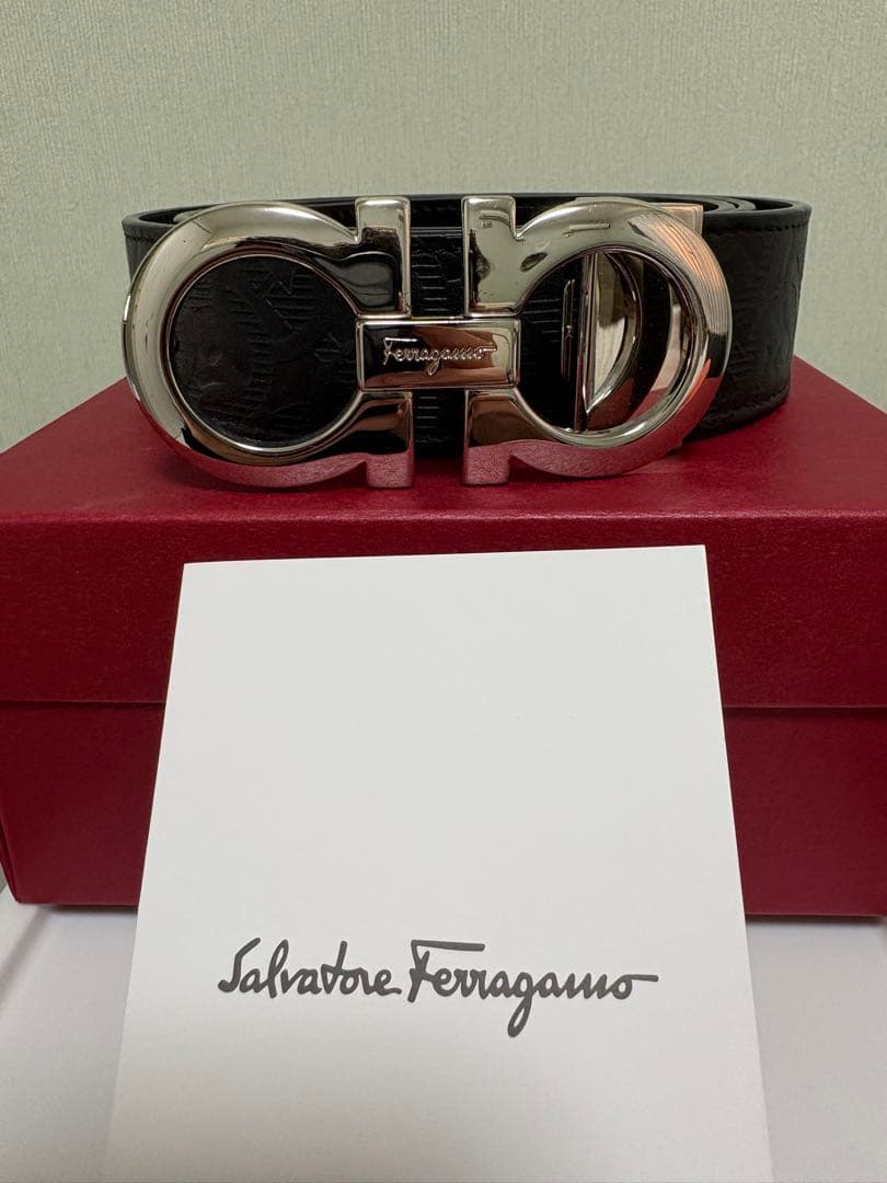 Salvatore Ferragamo ベルト ブラック メンズ