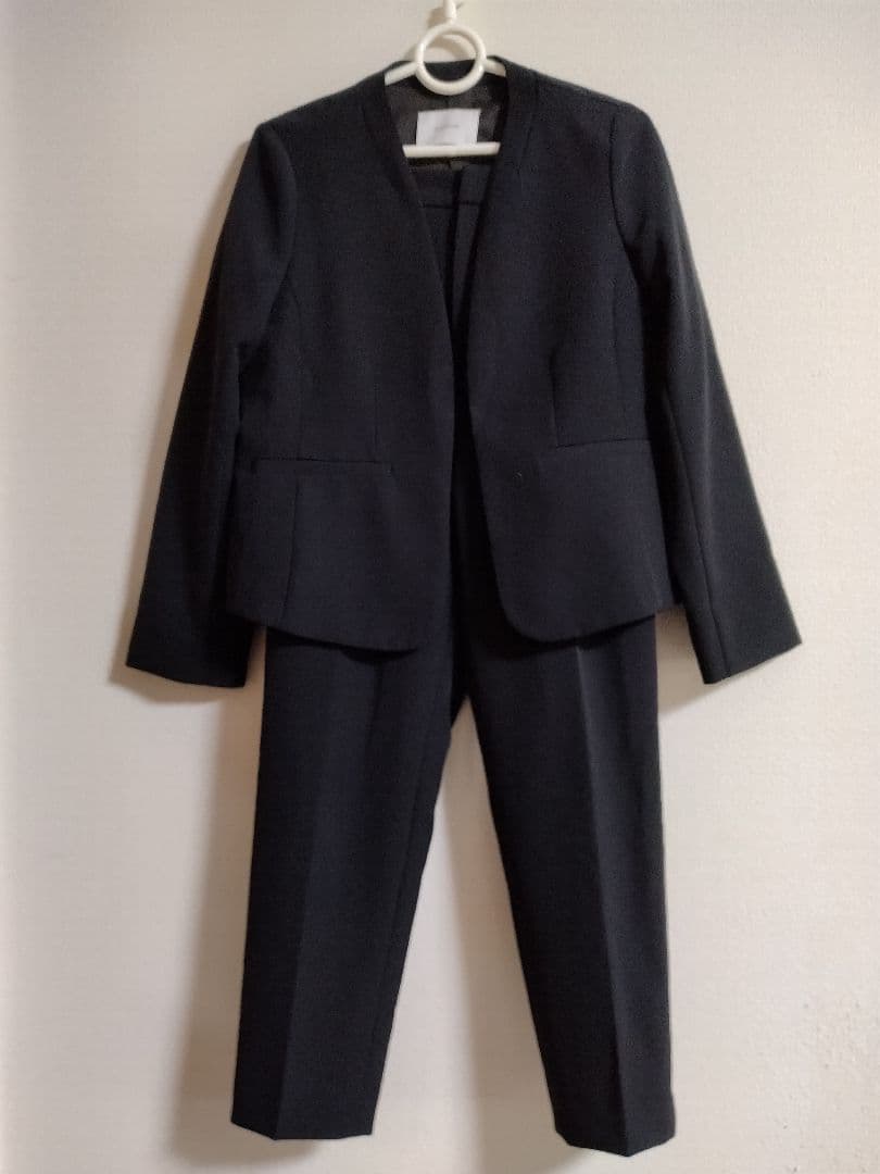 コヒナ　ダブルクロス　ウォッシャブル　パンツスーツ　XS
