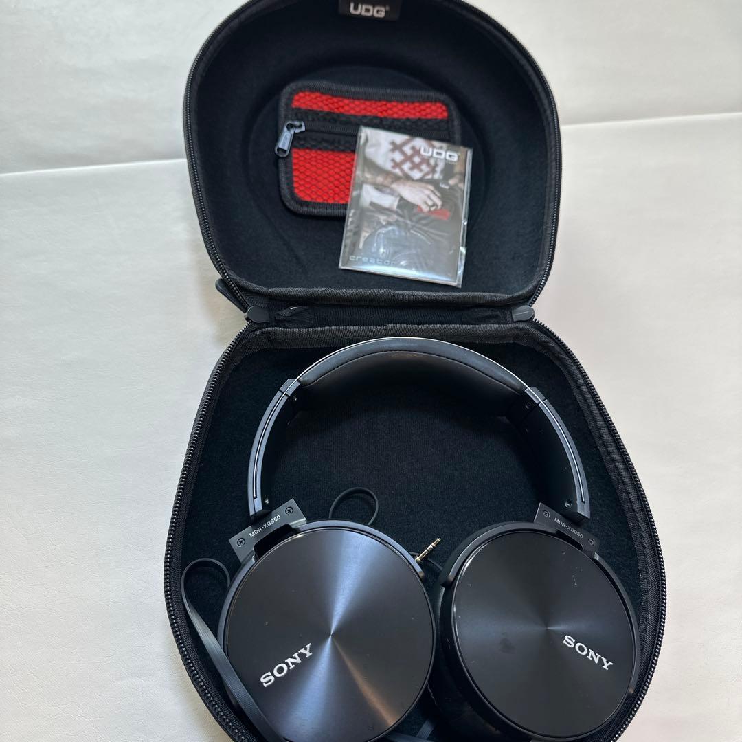 で*ん様 超美品！SONY MDR-XB950 ヘッドホンケース付き