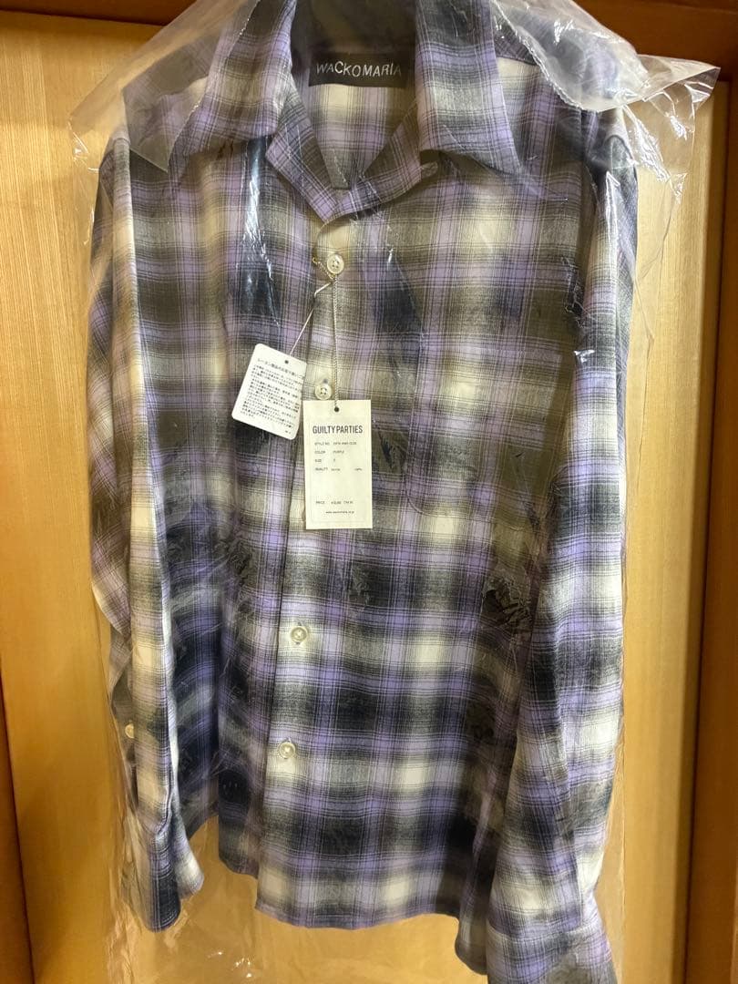 WACKO MARIA　ワコマリア　オンブレチェックシャツ