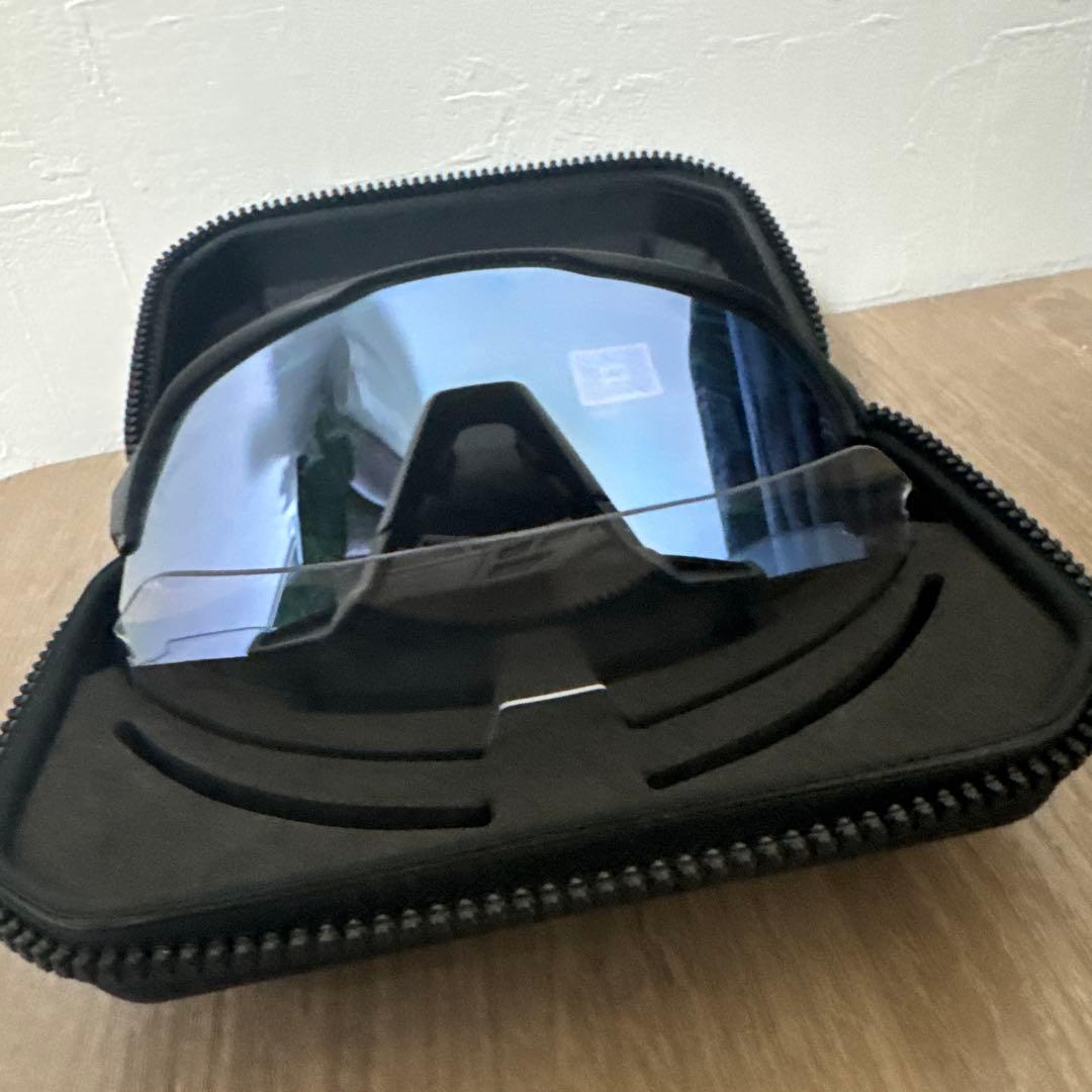 100% ミラーサングラスレンズ ケース付き