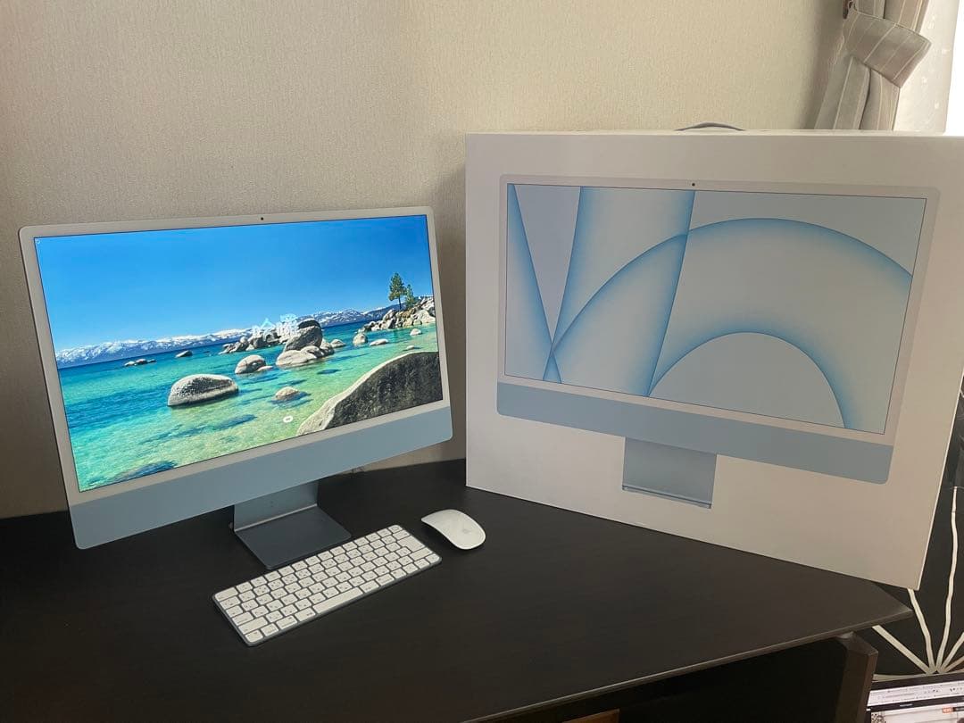 iMac 2021, Apple M1, 16GB, SSD 1TB ブルー