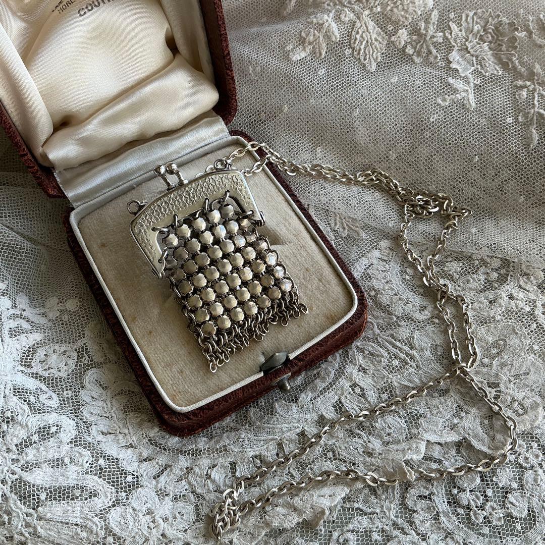 フランスアンティーク　パース　子供用　ペンダント　ミニチュア　ドール用にも