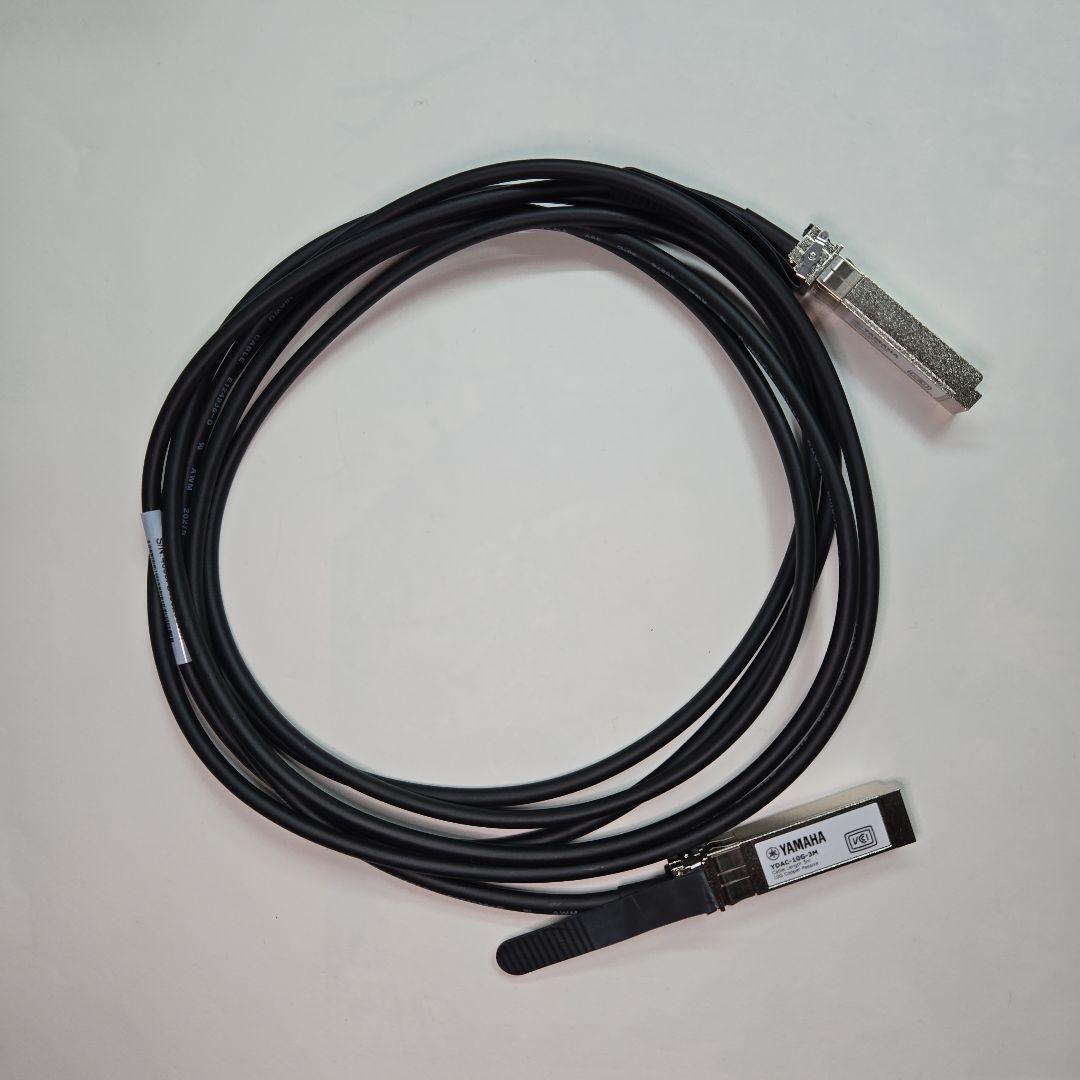 【中古】YAMAHA YDAC-10G-3M ダイレクトアタッチケーブル SFP