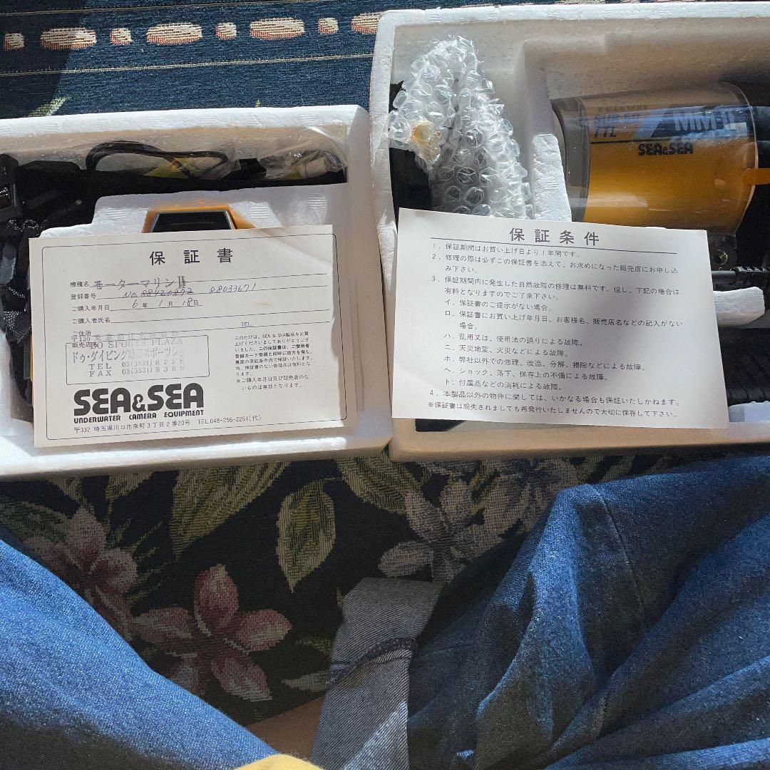 水中カメラ カメラ 水の中で使用できます。SEA＆SEA 水中カメラ