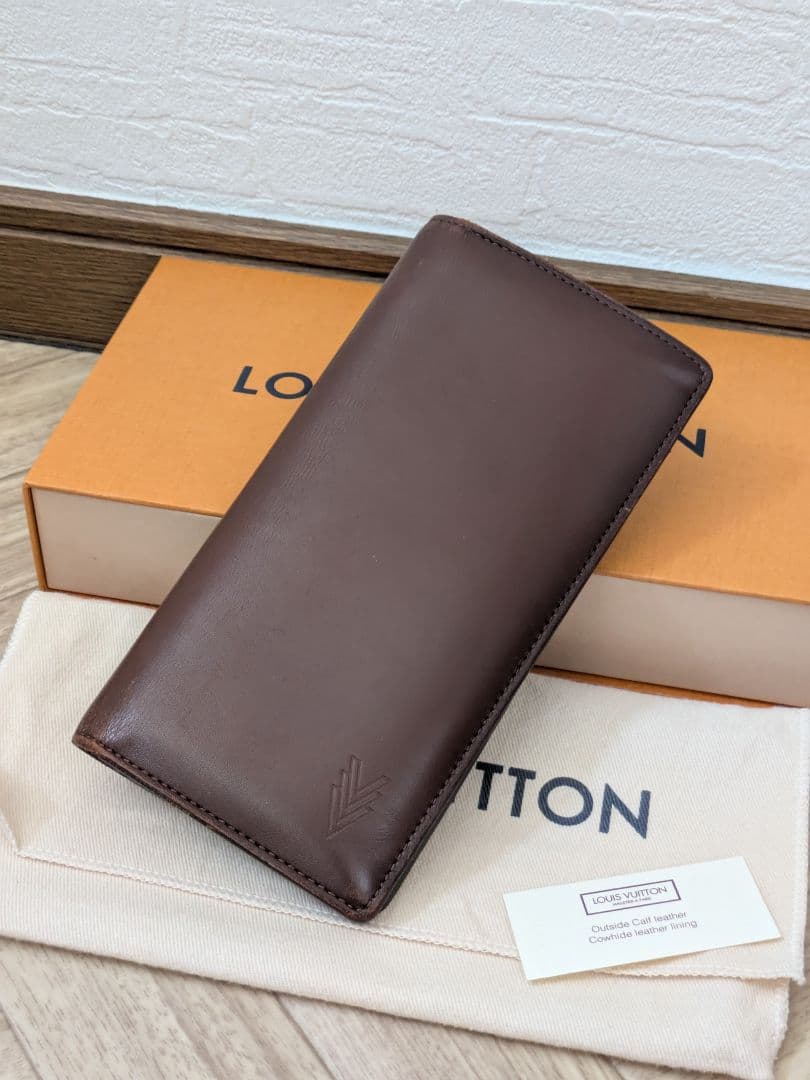 LOUIS VUITTON ポルトフォイユプラザ オンブレレザー 長財布