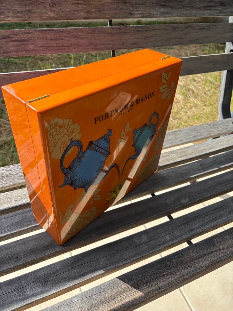 FORTNUM & MASON ティーポットデザイン収納ボックス