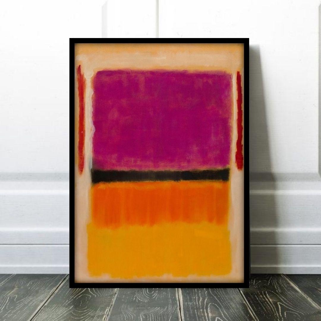 マーク・ロスコ B2白パネルアルミフレーム