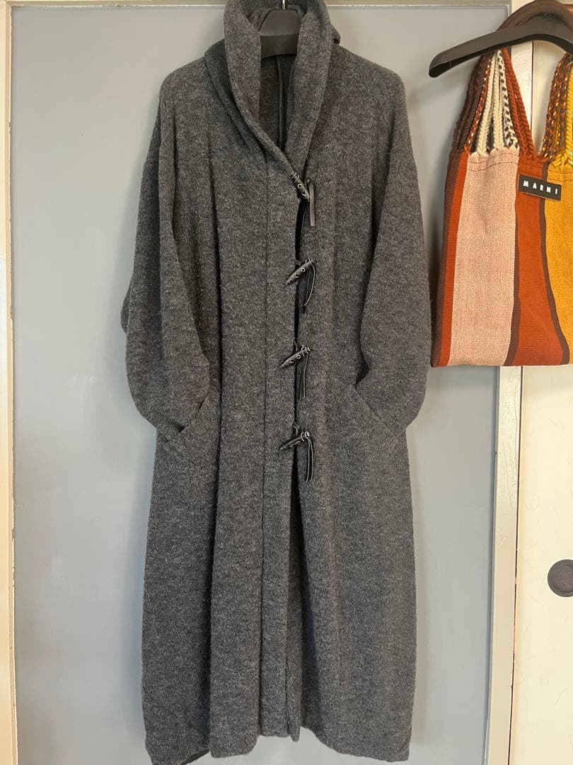 アコーレ　レフルイ⭐︎超ゆったりグレーダッフルコート　ウール