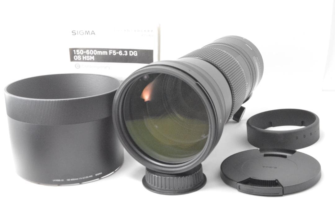 レンズ(ズーム) CANON Sigma 150-600mm F5-6.3 DG OS