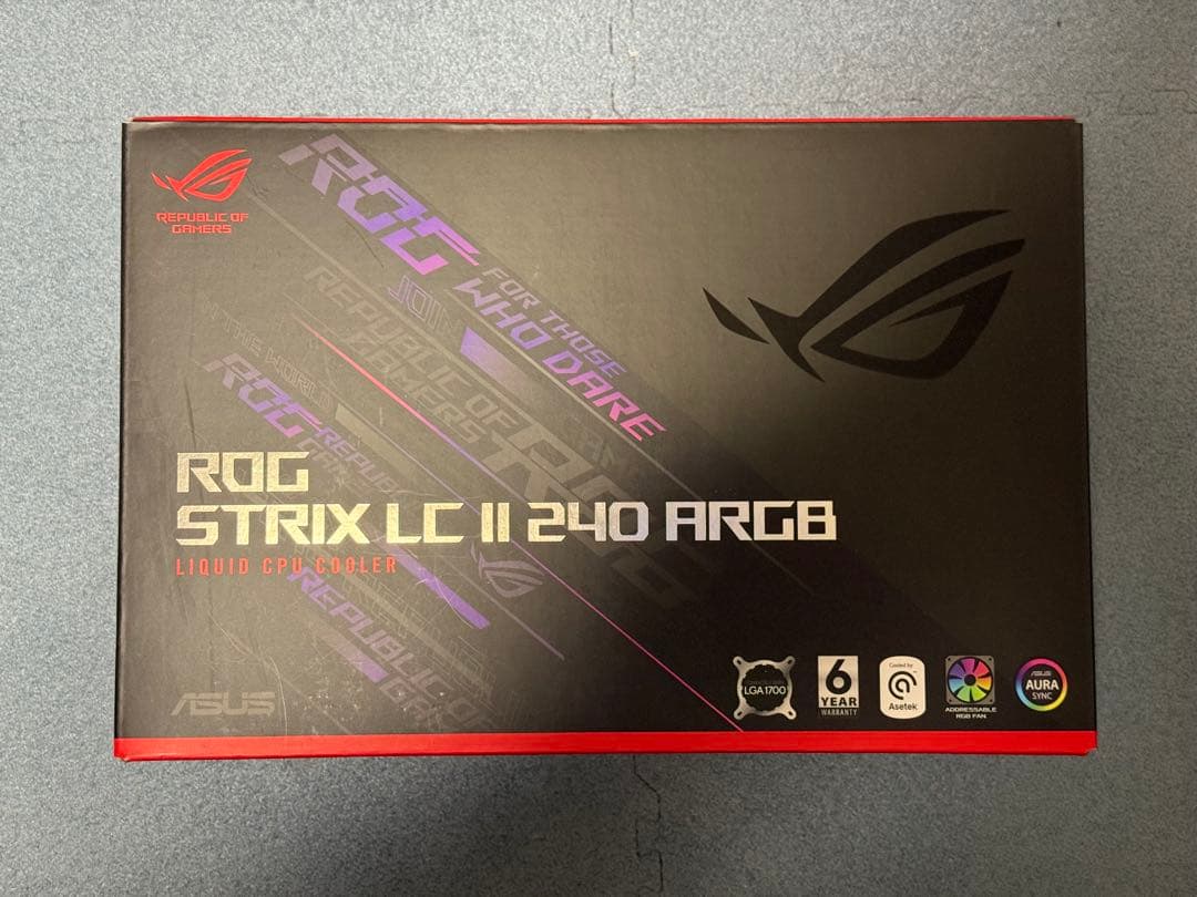 ROG STRIX LC II 240 ARGB 簡易水冷