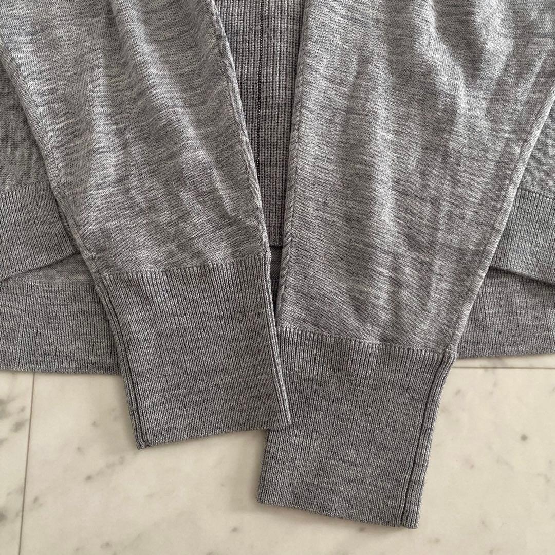 美品 モラビト MORABITO モニーレデザイン Vネックウールニット 40