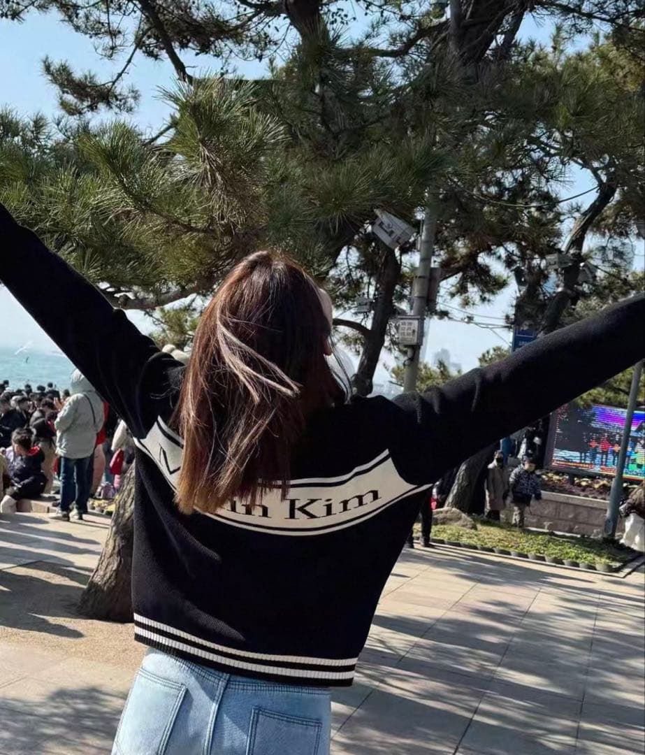 【Martin Kim】ストライプニットカーディガン【最終値下げ】