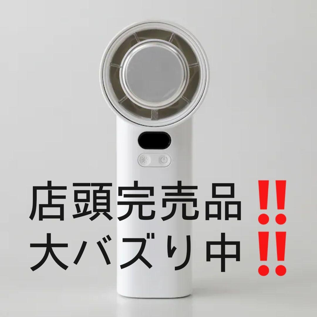 【新品】大容量電池 4000mAh ニトリ 充電式強風冷却プレートハンディファン