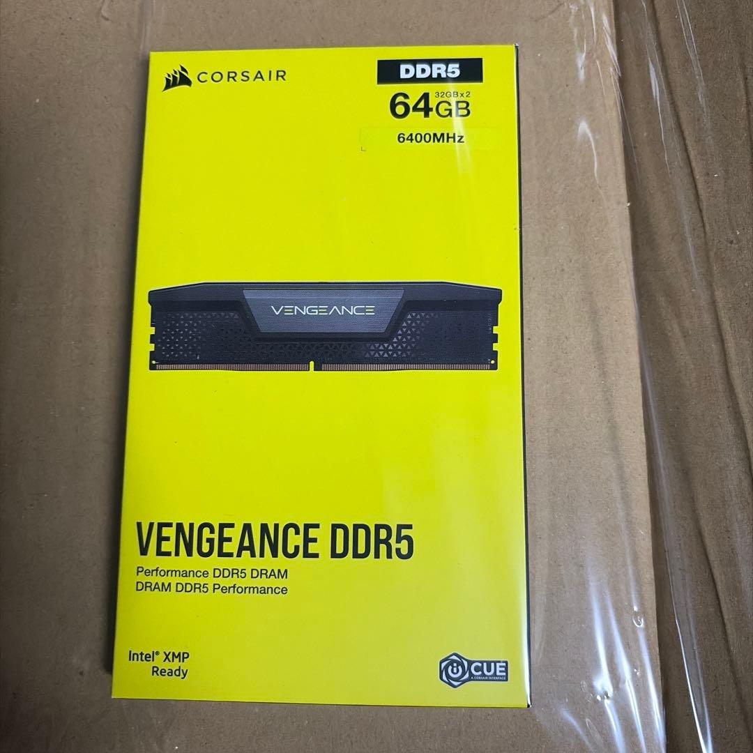 メモリー CORSAIR VENGEANCE DDR5 64GB 6400MHz