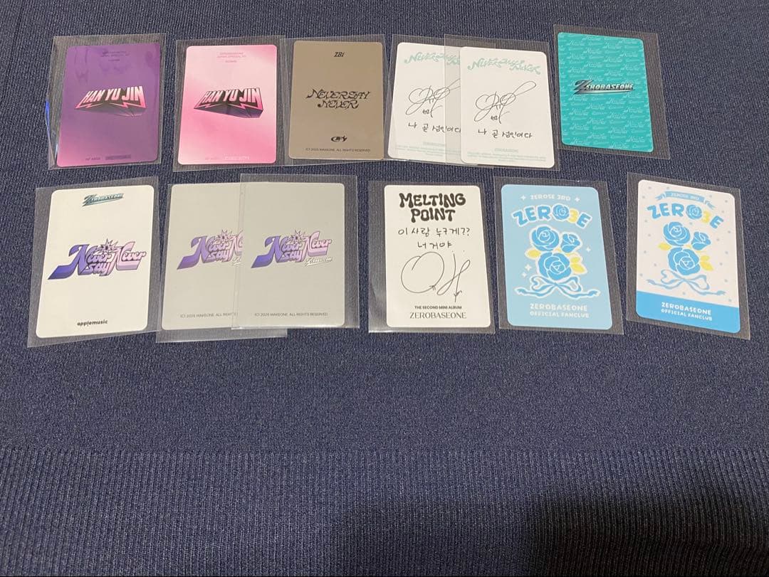 ユジン　トレカnever say never ICONIK ゼベワン　トレカ