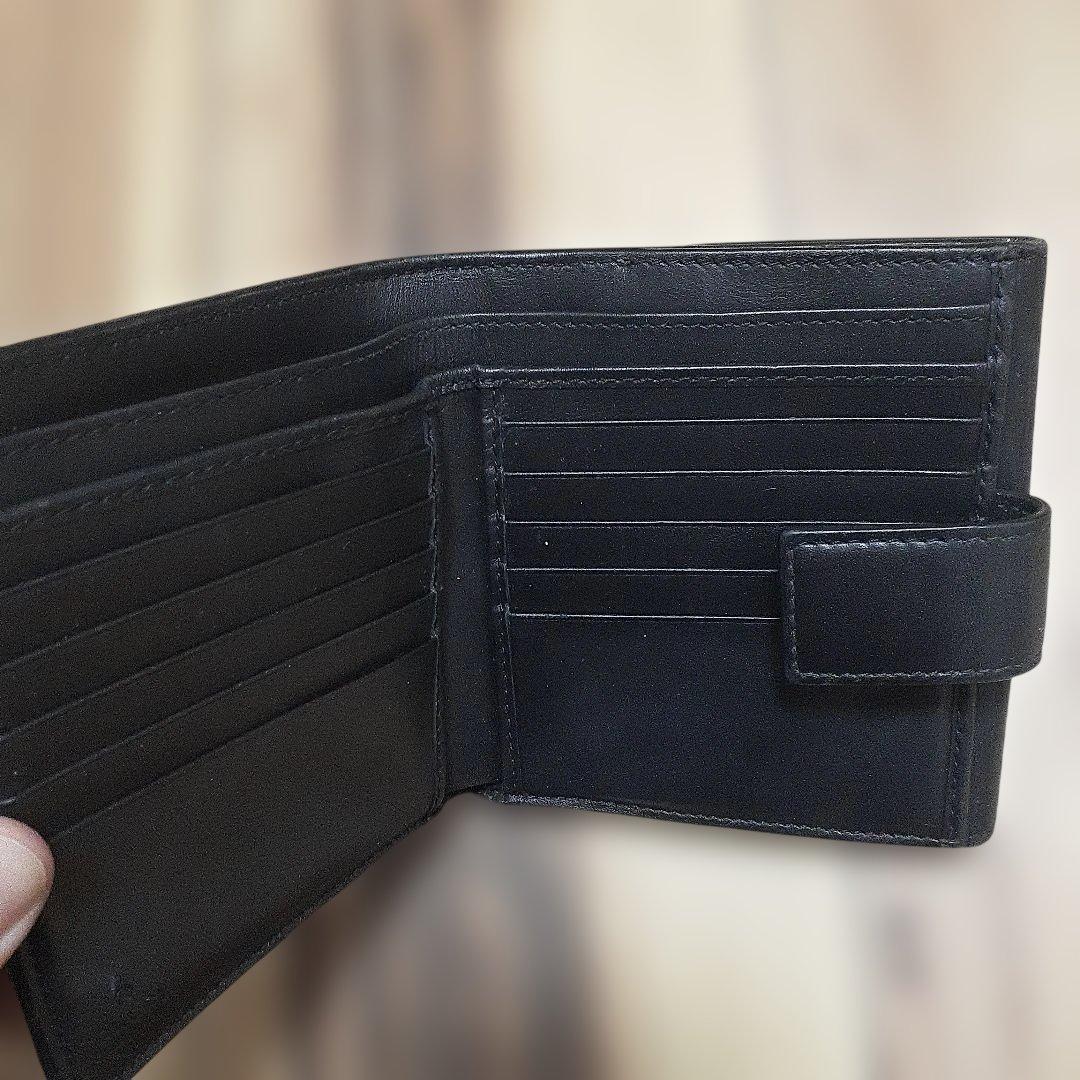 【本日限定値下】GUCCI 二つ折り財布 黒/ベージュ