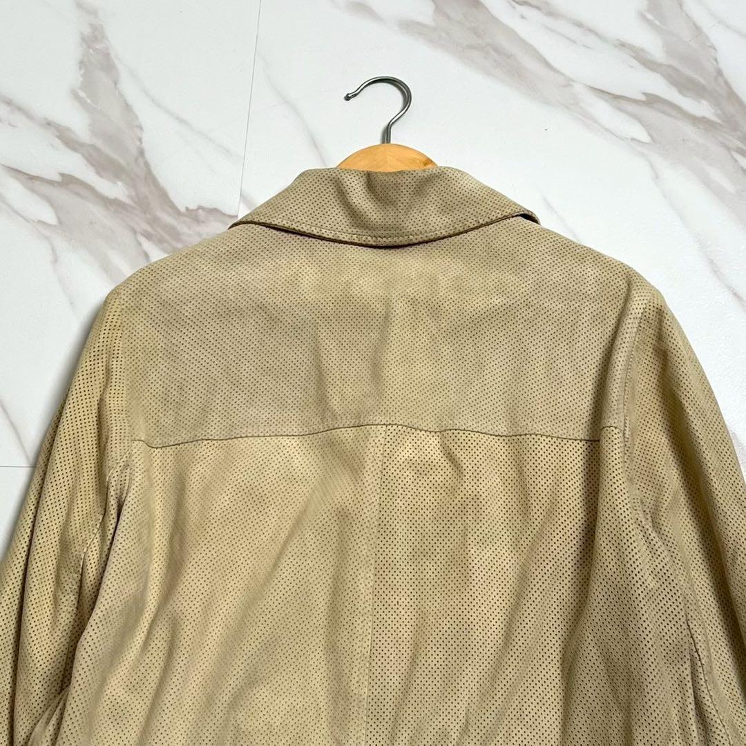 学様　EMMETT エンメティ　シングルライダース　ジャケット ベージュ