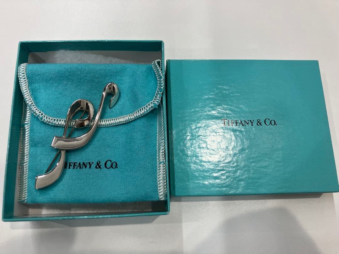 希少　Tiffany パロマピカソ　シルバー　音符ブローチ　Ag925