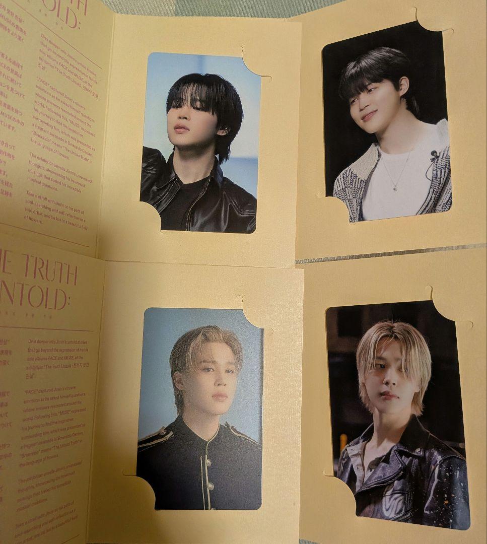 BTS ジミン 展示会　THE TRUTH UNTOLD 入場特典トレカ