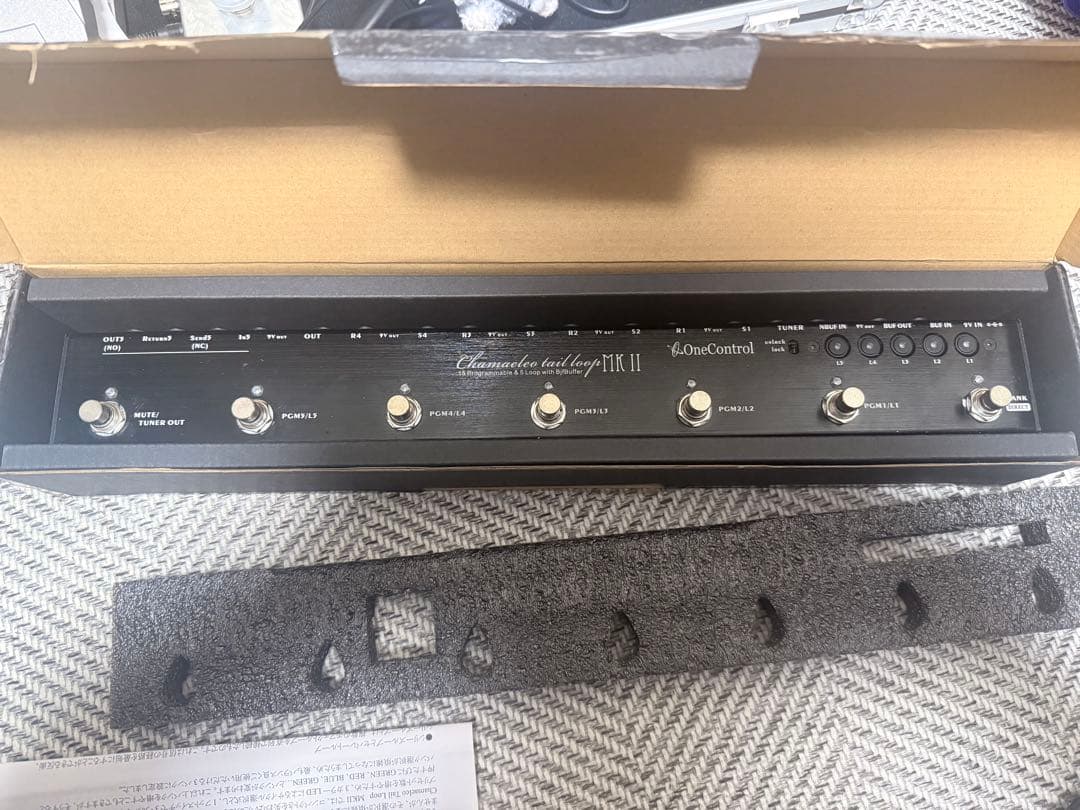 ギター one control chamaeleo tail loop mkii