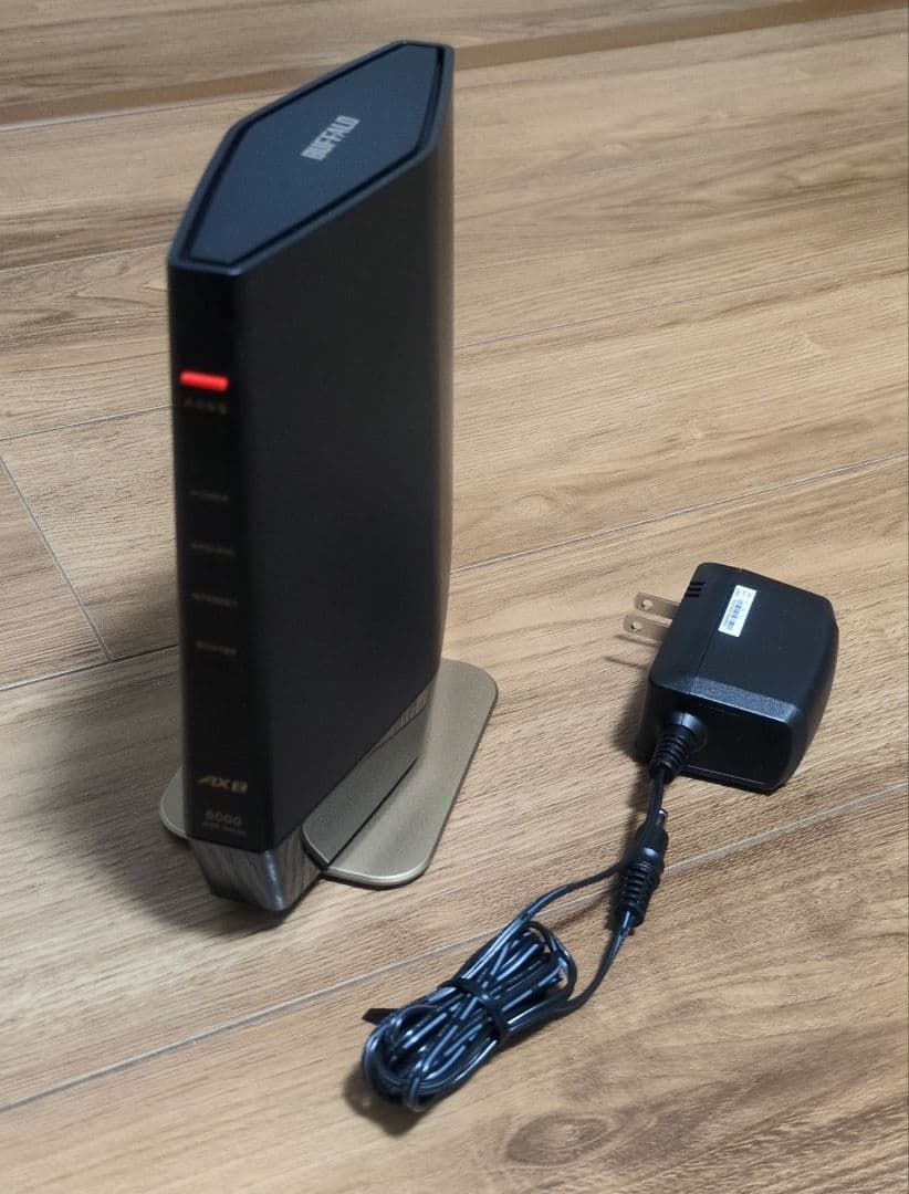 [中古]Buffalo WSR-6000AX8/NMB　Wi-Fiルーター