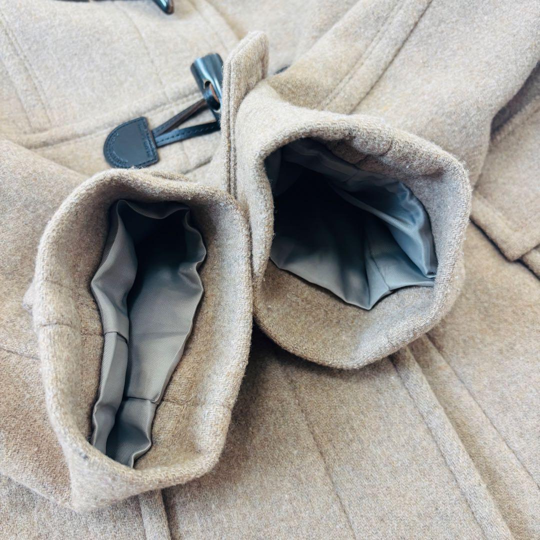 バーバリー ダッフルコート ノバチェック フード　ベージュ 40 Lサイズ