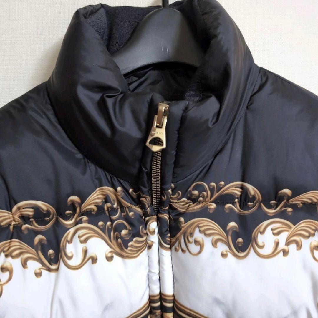 【希少】ZARA バロック パフジャケット 総柄 中綿ジャケット メンズS