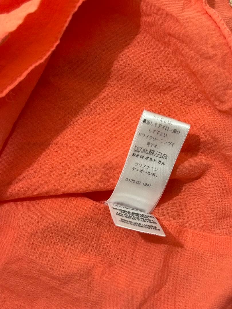 BabyDior コーラルピンク フリルワンピース 18m