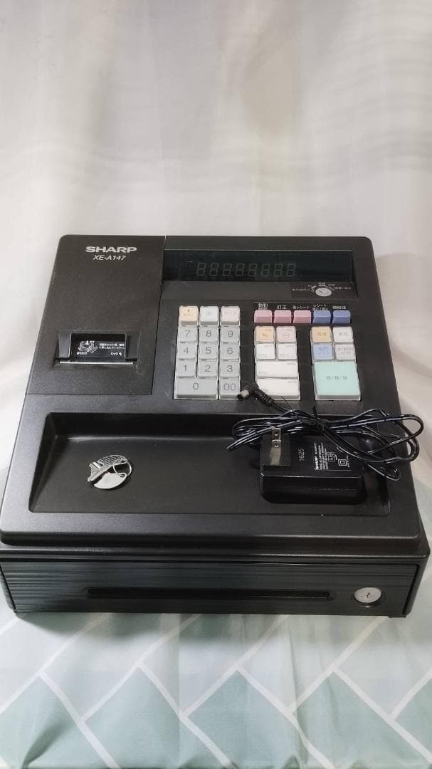 SHARP XE-A147 レジスター キー付き　Y130