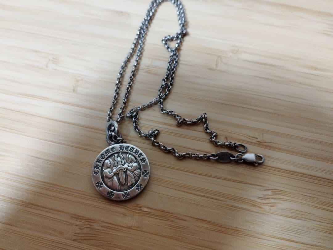 クロムハーツ　エンジェルメダル　クロムハーツチェーン付き