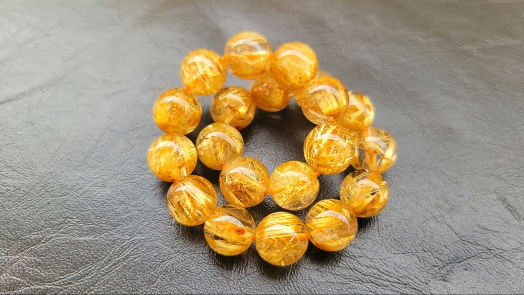 ゴールドルチルクォーツ