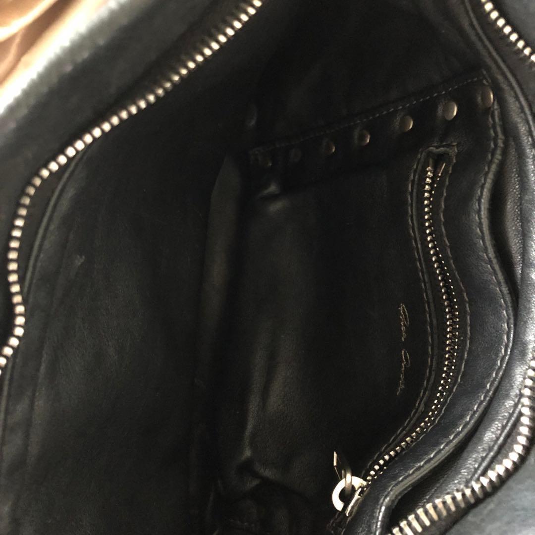 バッグ 19SS Rick Owens studs leather hand bag