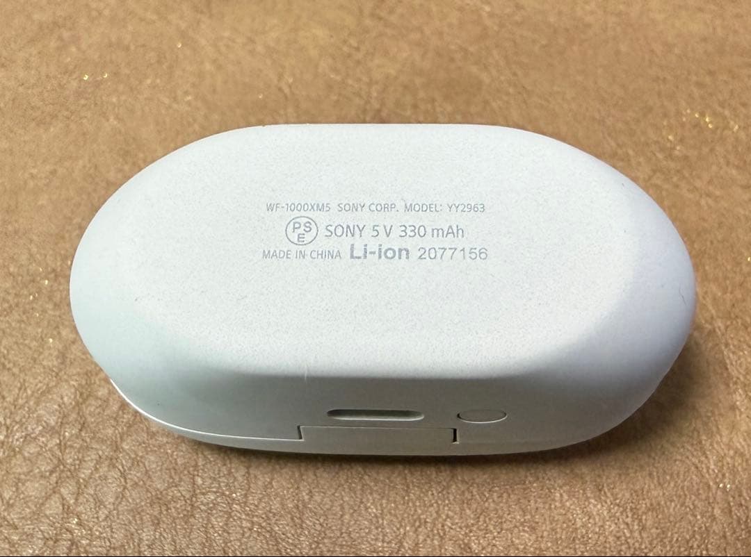 ソニーWF-1000XM5 プラチナシルバー 充電ケースのみ(おまけ付き)