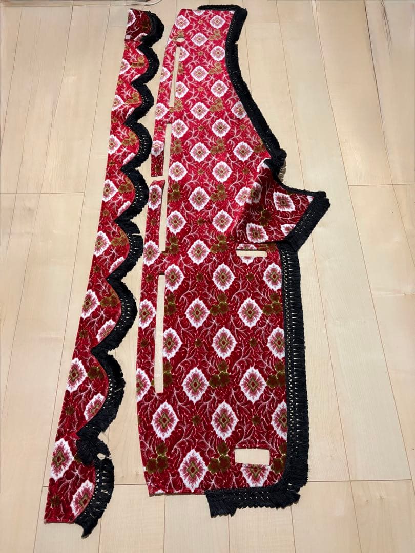 大花束レッド ダッシュマット フロントカーテン