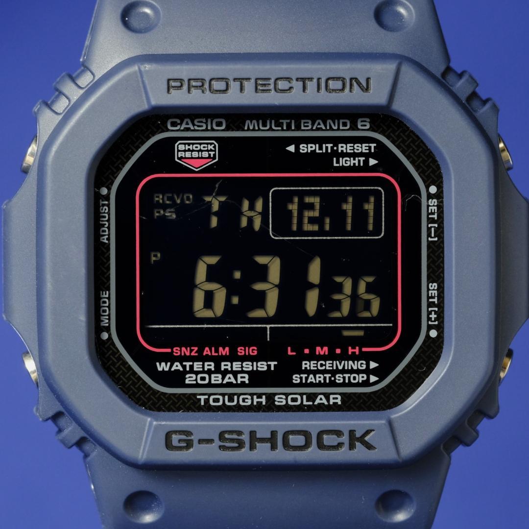 【中古】G-SHOCK GW-M5610U ネイビー 電波ソーラー(117)
