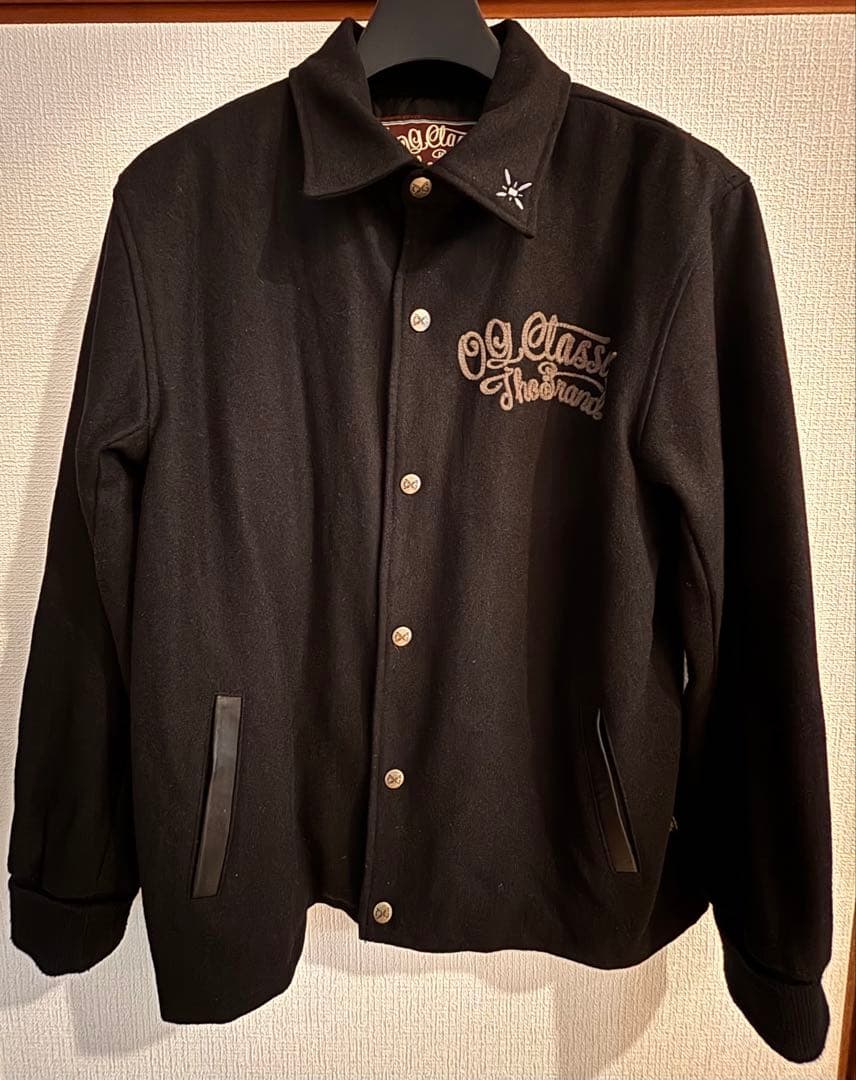 OG CLASSIX ウールジャケット 刺繍 Lサイズ 黒 ローライダー