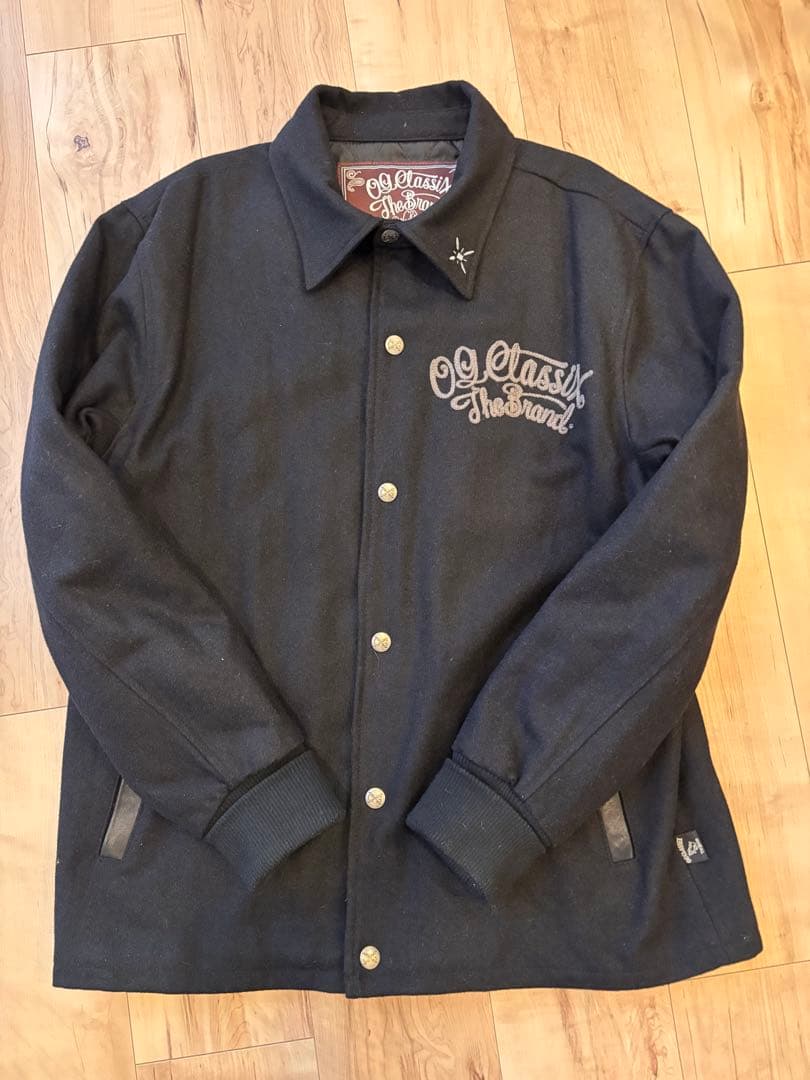 OG CLASSIX ウールジャケット 刺繍 Lサイズ 黒 ローライダー