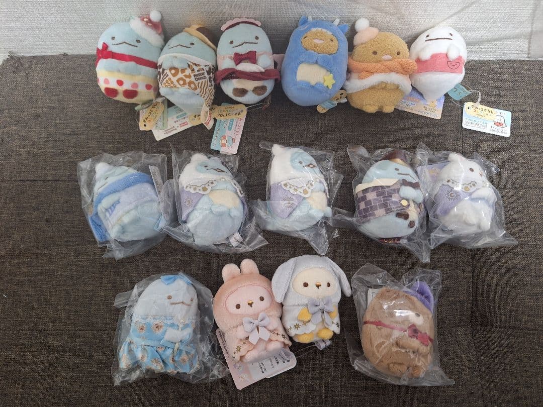 すみっコぐらしコレクション　てのりぬいぐるみまとめ売り(とかげ多め)