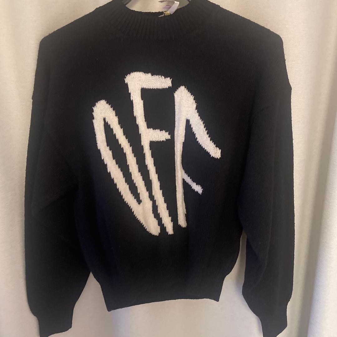 OFF WHITE グラフィックニットセーター　サイズ40