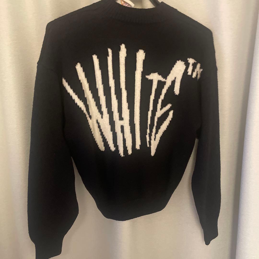OFF WHITE グラフィックニットセーター　サイズ40