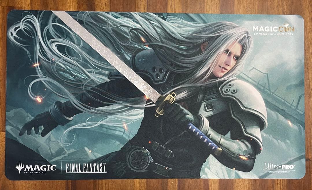 箔押しプレイマット　威名のソルジャー、セフィロス　FINAL FANTASY