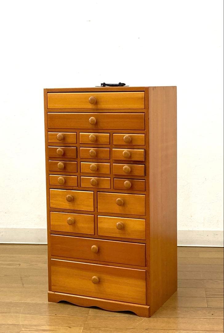 薬箪笥 小引き出し 小箪笥 小物入れ 木製 収納 インテリア 20杯