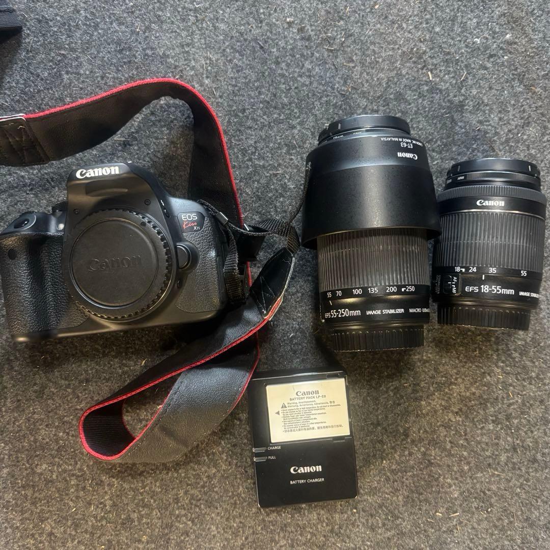 Canon EOS Kiss X7i レンズセット　バッグ付き